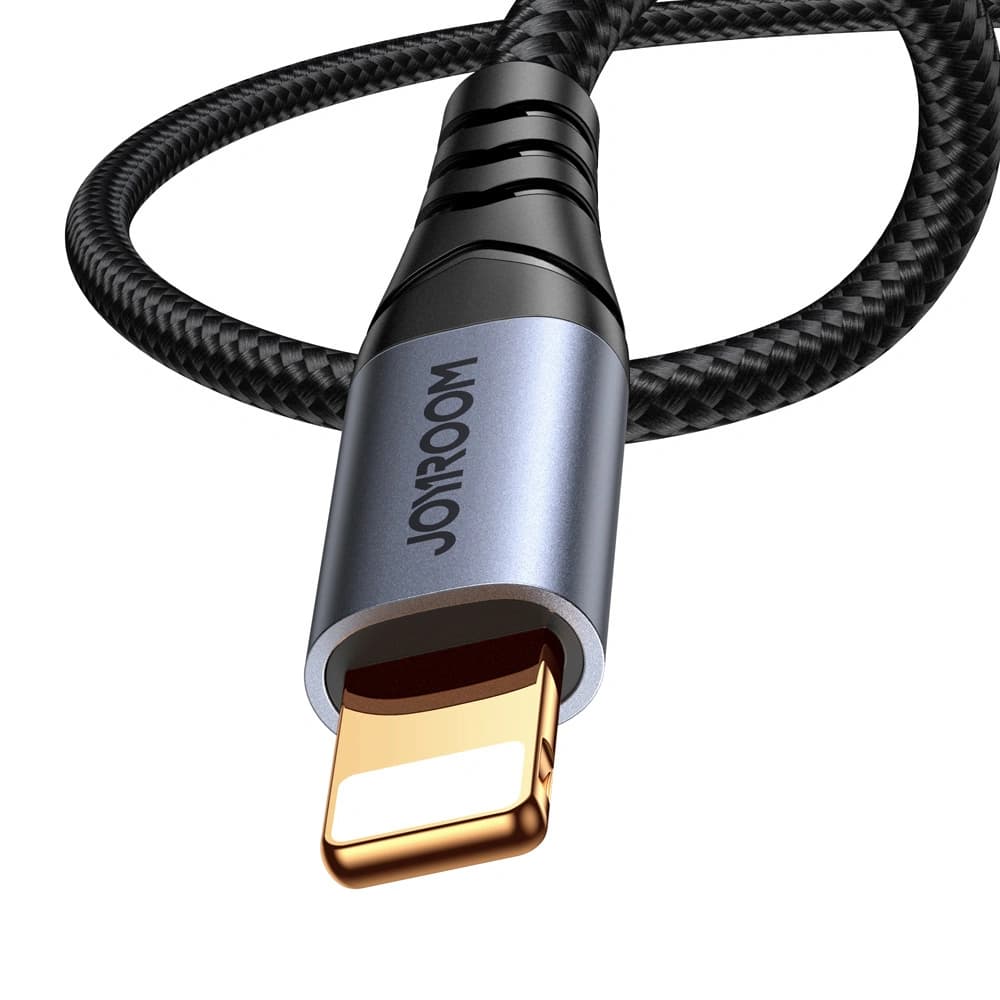 Joyroom SY-A06 cable Lightning / AUX mini jack 3.5mm 1.2m black - 2