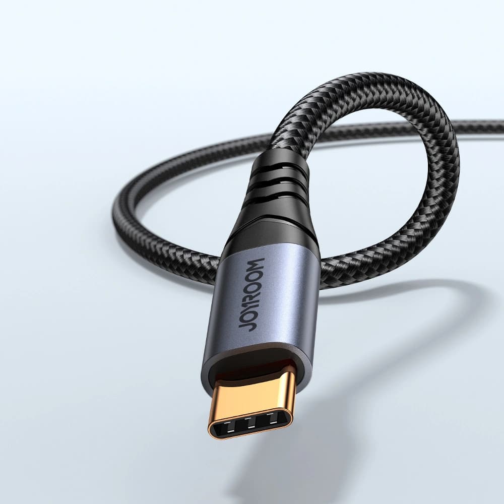 Joyroom SY-A07 cable USB-C / AUX mini jack 3.5mm 1.2m black - 9