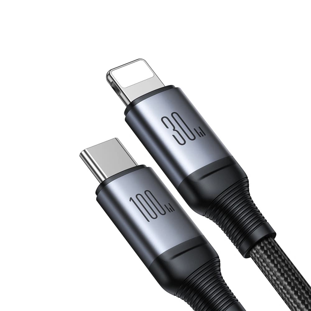 Kabel 2w1 Joyroom Speedy Series SA21-1T2 USB-C / USB-C, Lightning 100W 1.5m černý - 2