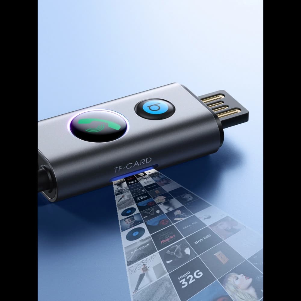 Funkfreier Autoempfänger Joyroom JR-CB7 grau - 8