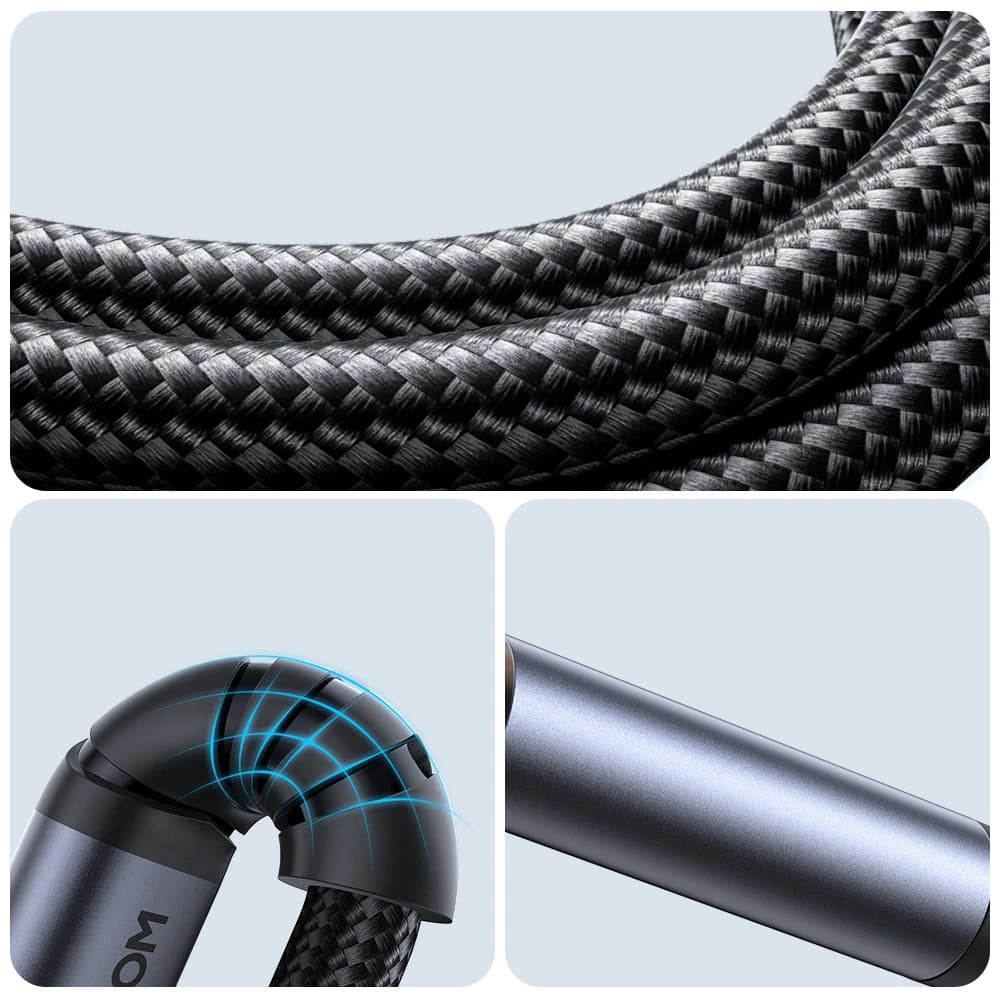 Joyroom SY-A08 cable mini jack 3.5mm / AUX mini jack 3.5mm 1.2m black - 10