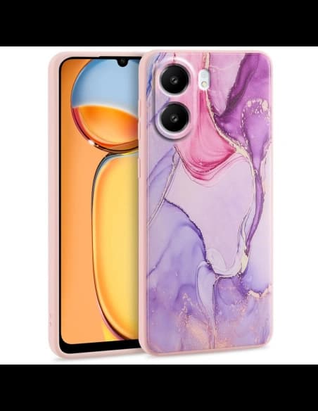 Etui Tech-Protect Mood Xiaomi Redmi 13C / POCO C65 Márvány