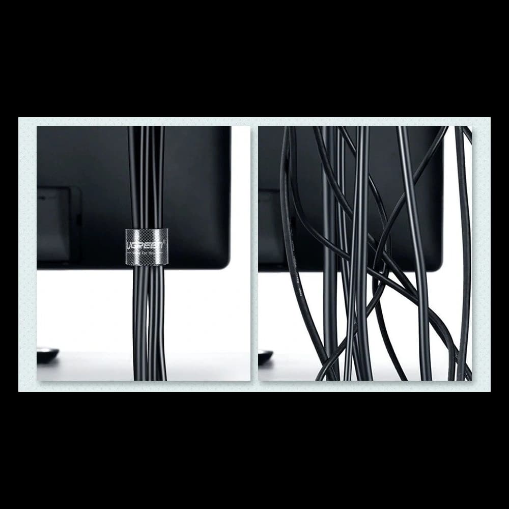 UGREEN Kabelorganisator (Klettverschluss) 3 Meter - schwarz - 3