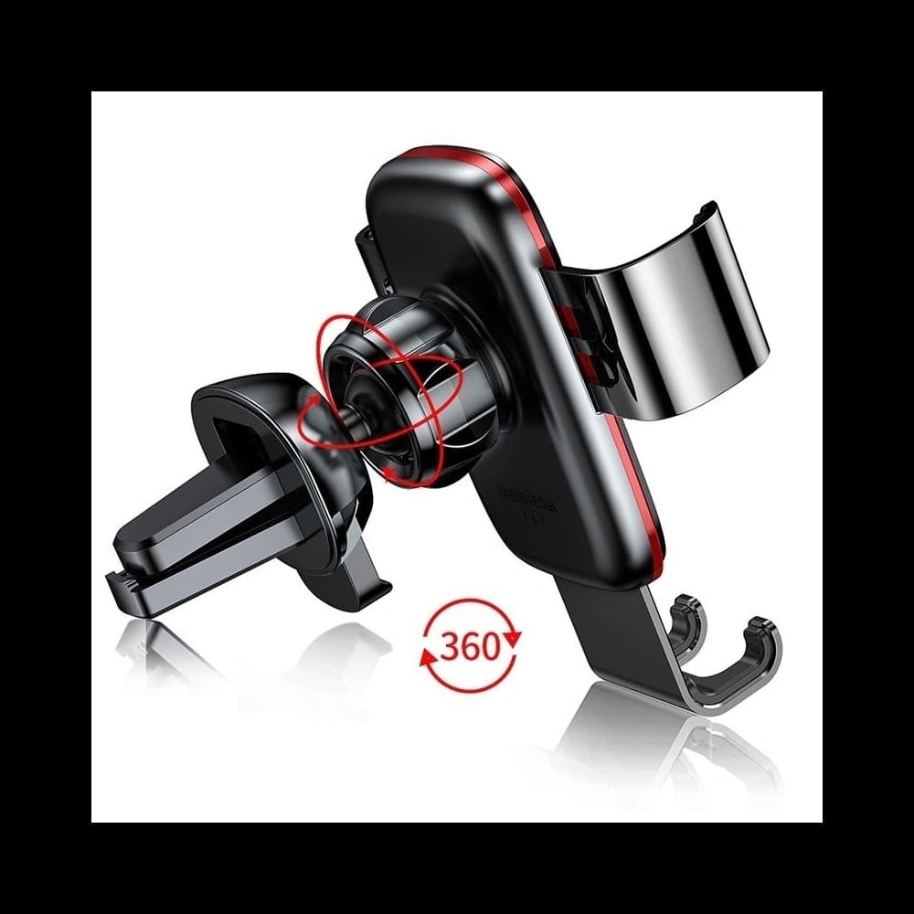 Gravitációs tartó Baseus autós rácsra (ezüst) - 2