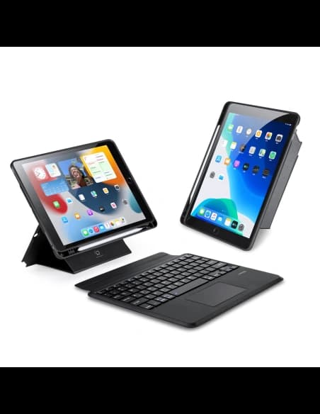 Etui s klávesnicí Dux Ducis DK Apple iPad 10.2 (7., 8. a 9. generace)/iPad Air 10.5 (3. generace) /iPad Pro 10.5 (2. generace) černé