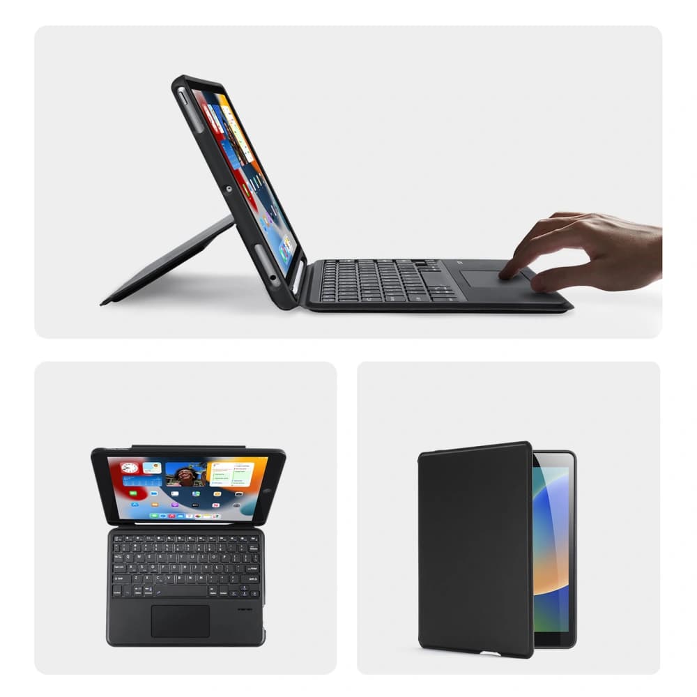 Etui s klávesnicí Dux Ducis DK Apple iPad 10.2 (7., 8. a 9. generace)/iPad Air 10.5 (3. generace) /iPad Pro 10.5 (2. generace) černé - 8