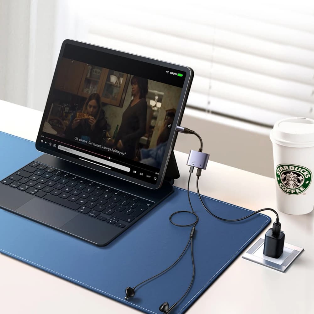 DAC adapter 2w1 Joyroom SY-L02 Lightning / 2xLightning fekete - 10