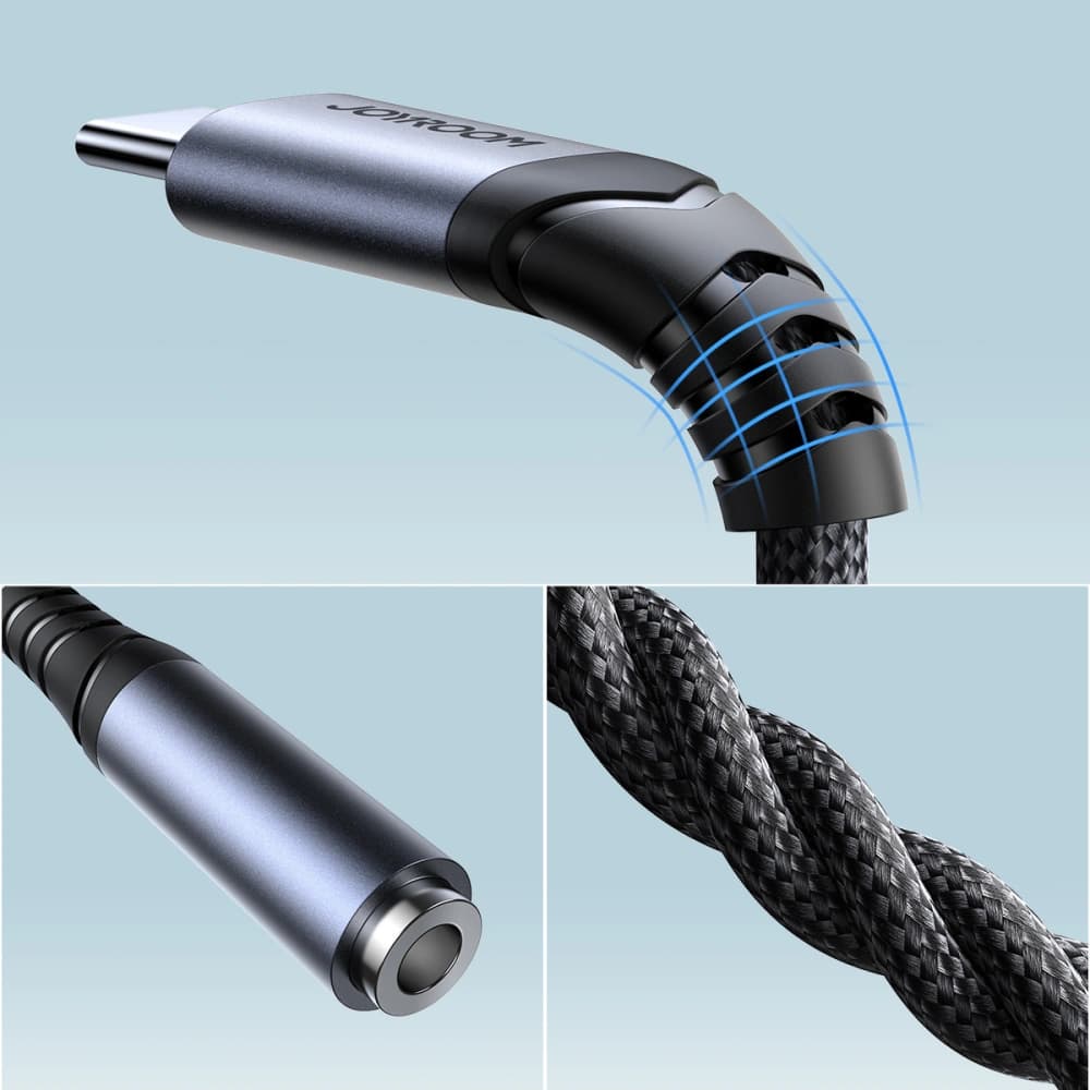 DAC adapter Joyroom SY-C01 USB-C / mini jack 3.5mm fekete - 8