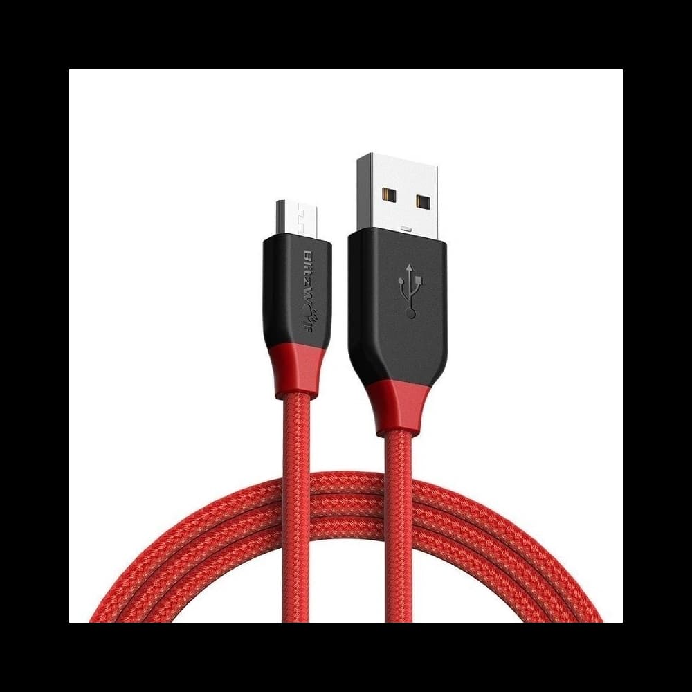 Micro USB AmpCore Cable BlitzWolf BW-MC5 1,8m Red - 2