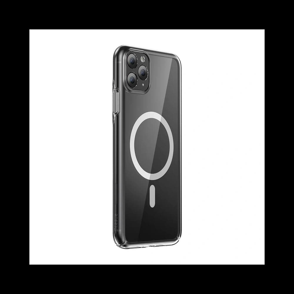 Baseus Apple Carcasă Magnetic Crystal Clear iPhone 11 Pro (transparent) + sticlă temperată + kit de curățare - 3