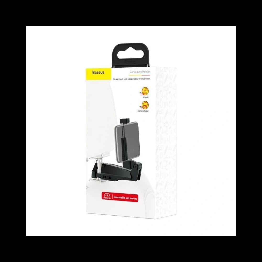 Baseus Backseat Car Mount fot Phone / Tablet Black - 7