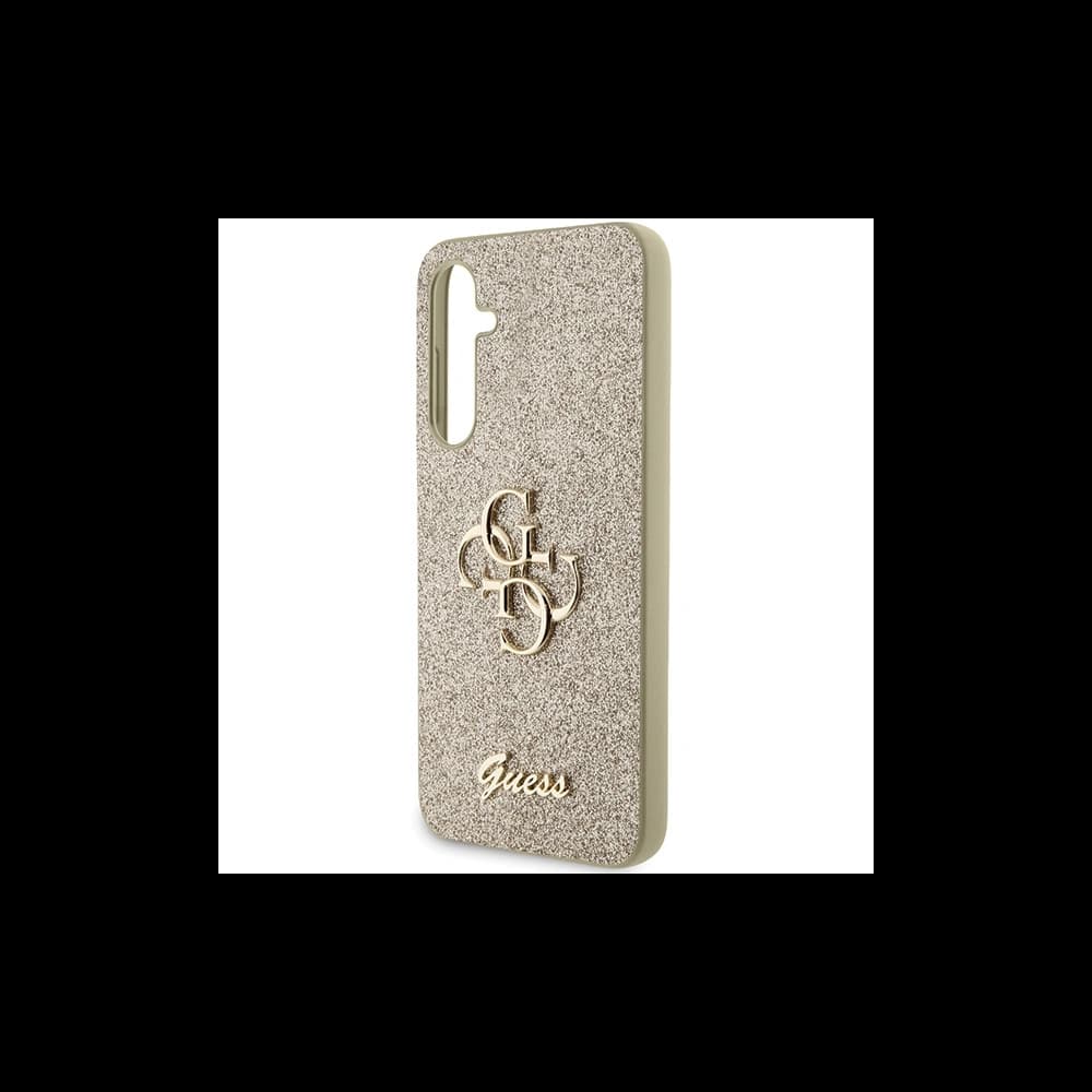 Guess GUHCS23FEHG4SGD Samsung Galaxy S23 FE hardcase Glitter Script Big 4G gold - 5