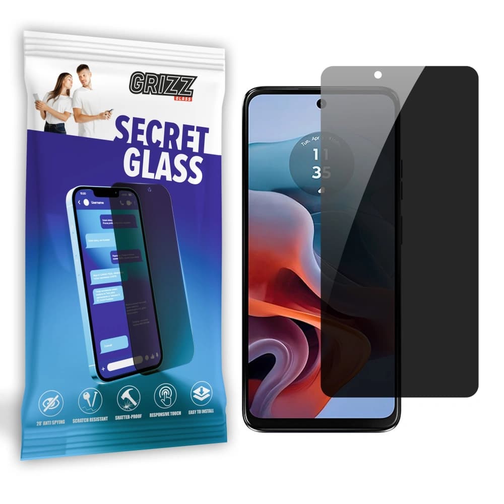 GrizzGlass Matte SecretGlass Motorola Moto G34 - 1