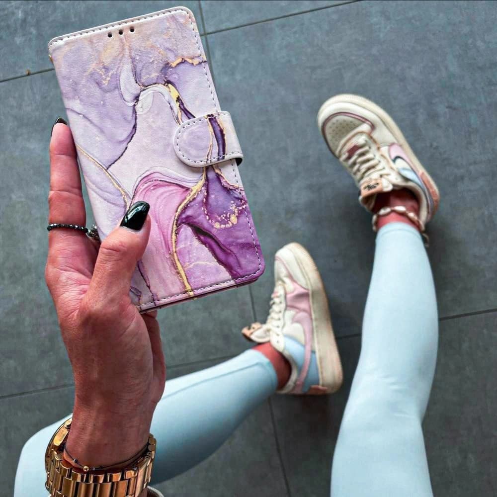 Case Tech-Protect Wallet Samsung Galaxy A25 5G Marmor - 5