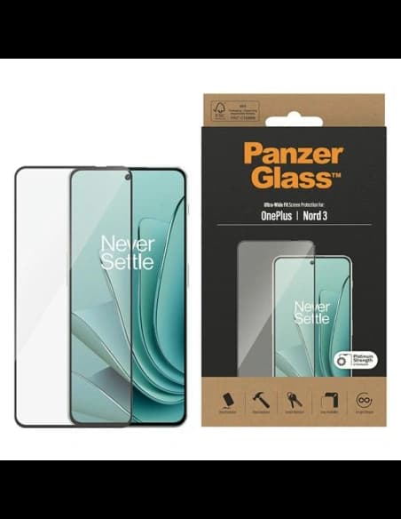 Gehärtetes Glas PanzerGlass Ultra-Wide Fit OnePlus Nord 3 Bildschirmschutz