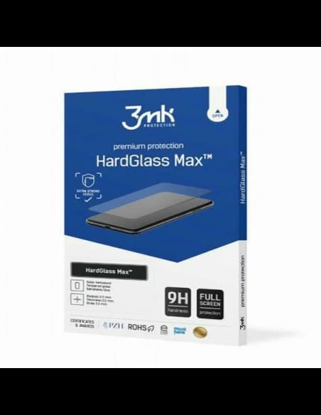 Tvrzené sklo 3MK HardGlass Max Samsung Galaxy S24 Ultra černé/black