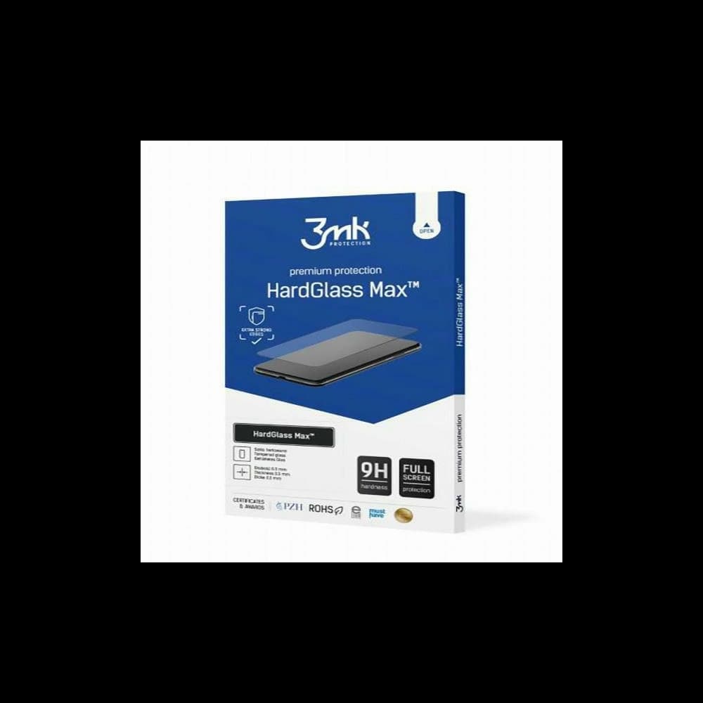 Tvrzené sklo 3MK HardGlass Max Samsung Galaxy S24 Ultra černé/black - 1