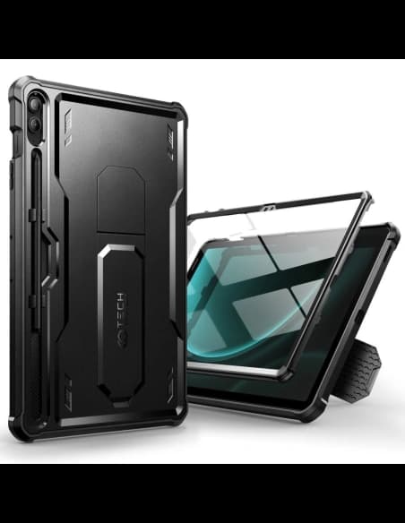Case Tech-Protect Kevlar Pro Samsung Galaxy Tab S9 FE+ Plus X610 / X616b Schwarz
