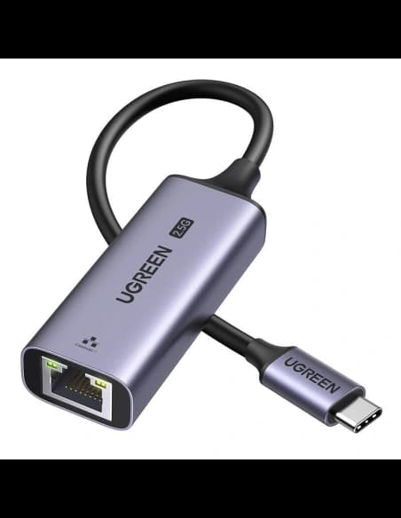 Externí adaptér UGREEN CM648 USB-C / RJ45 2.5GB/s černý