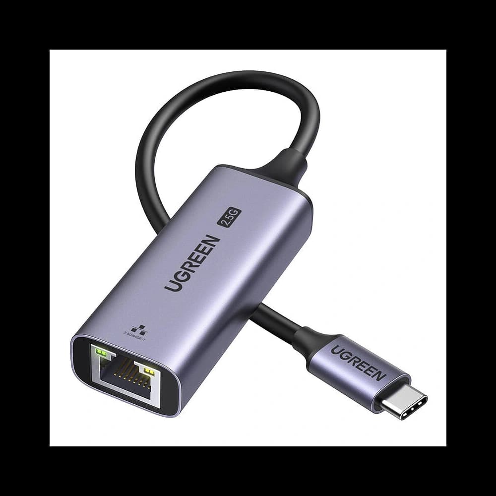 UGREEN CM648 USB-C / RJ45 2.5GB/s fekete külső adapter - 1