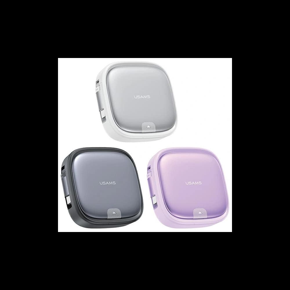 Kabel 3in1 USAMS US-SJ650 MicroUSB / USB-C / Lightning 60W Stahl / Tarnung - 2