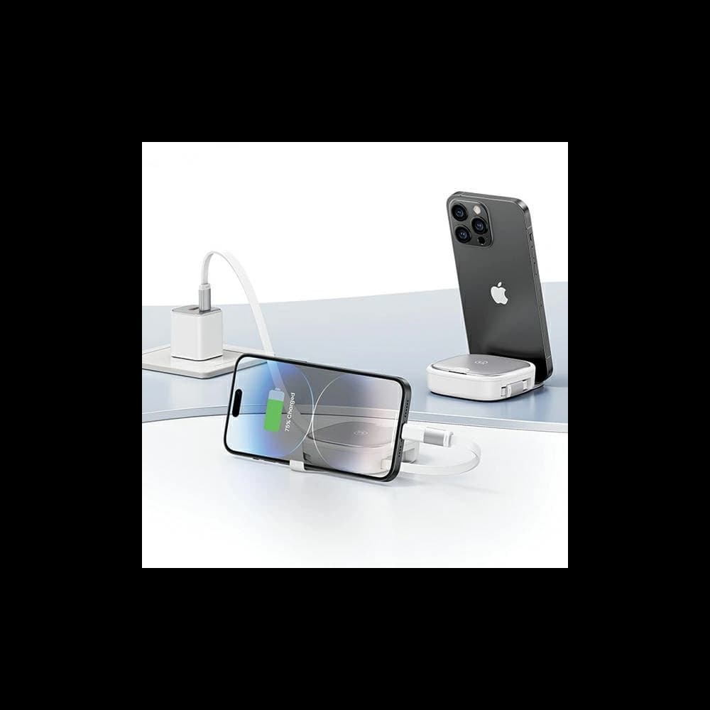 Kabel 3in1 USAMS US-SJ650 MicroUSB / USB-C / Lightning 60W Stahl / Tarnung - 10