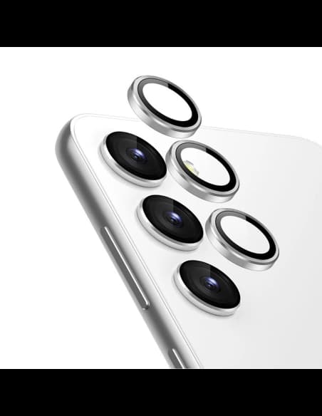 Ochranné sklo na objektiv fotoaparátu Crong Lens Ring Samsung Galaxy S24 průhledné