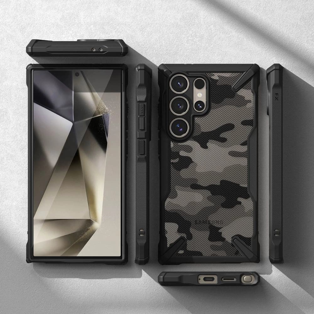 Ringke Samsung Husă Fusion-X Galaxy S24 Ultra Camo Negru - 6