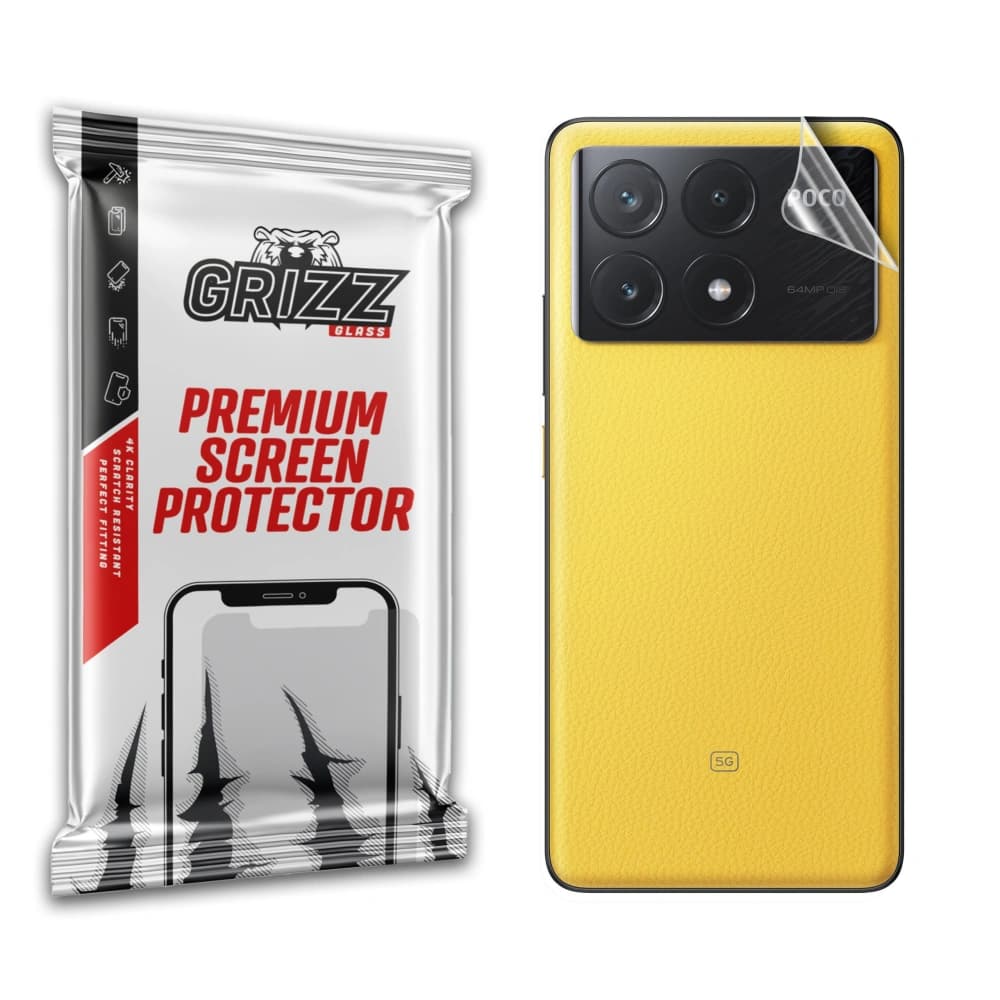 Folie GrizzGlass SatinSkin spate pentru Xiaomi Poco X6 Pro - 1