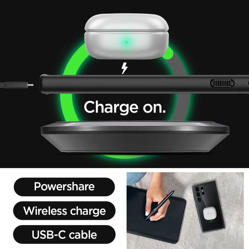 Spigen Samsung Husă Ultra Hybrid Galaxy S24 Ultra Matte Black - 14