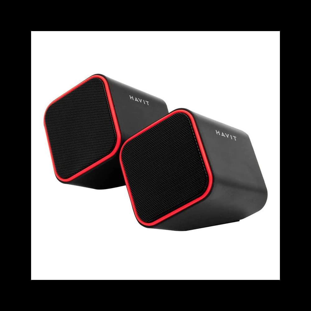 Gălăgioase Havit HV-SK473 USB-A 2.0 negre-roșii - 1