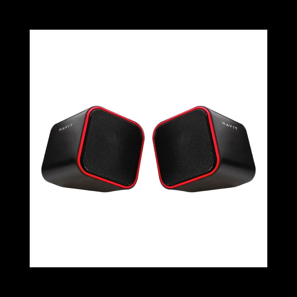 Gălăgioase Havit HV-SK473 USB-A 2.0 negre-roșii - 2