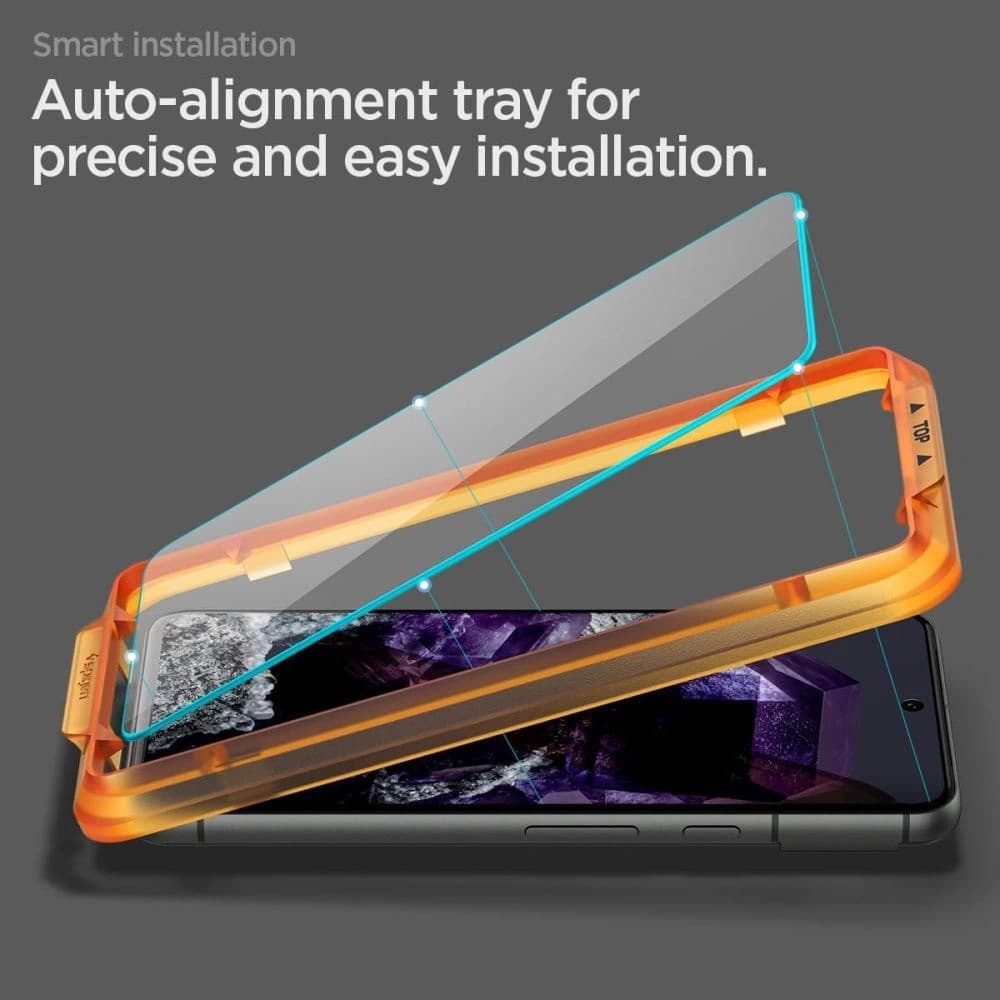 Tvrzené sklo Spigen GLAS.tR AlignMaster Google Pixel 8 Čiré [2 PACK] - 5