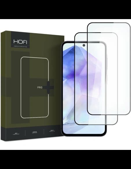 Tvrzené sklo Hofi Glass Pro+ Samsung Galaxy A35 / A55 5G Černé [2 PACK]