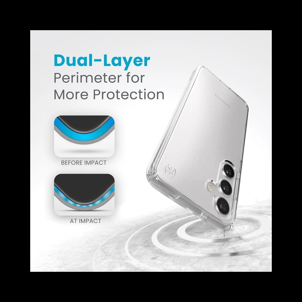 Etui Speck Presidio Perfect-Clear Samsung Galaxy S24+ Plus čiré/čiré - 3