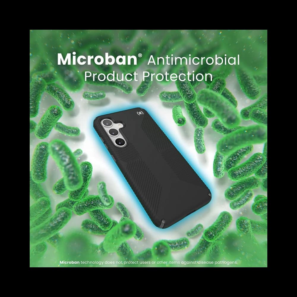 Etui Speck Presidio2 Grip Samsung Galaxy S24+ Plus negru/gri ardezie/alb - 4