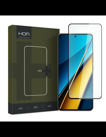 Edzett üveg Hofi Glass Pro+ Xiaomi Poco X6 5G Fekete