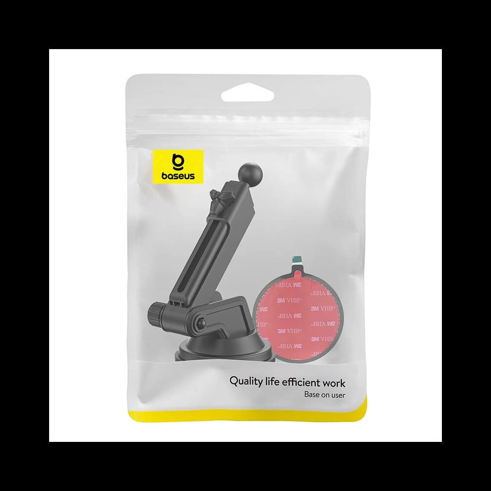 Baza pentru suportul auto Baseus Milky Way Pro Series cu ventuză neagră - 2