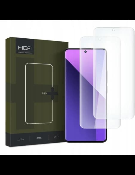 UV ragasztós edzett üveg Hofi UV Glass Pro+ Xiaomi Redmi Note 13 Pro+ Plus 5G Átlátszó [2 PACK]