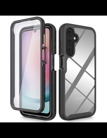 Case Tech-Protect Defense360 Samsung Galaxy A25 5G Schwarz
