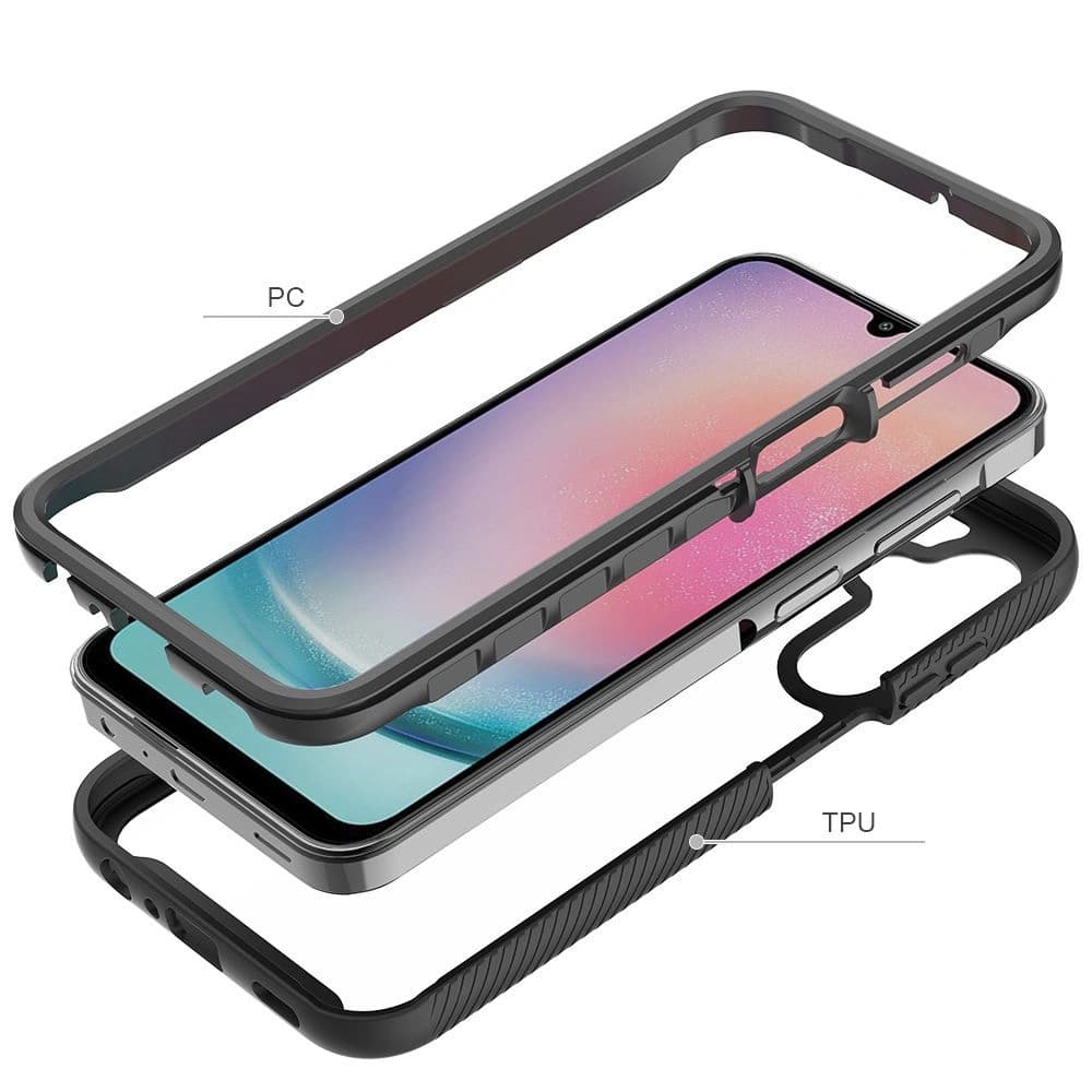 Case Tech-Protect Defense360 Samsung Galaxy A25 5G Schwarz - 4