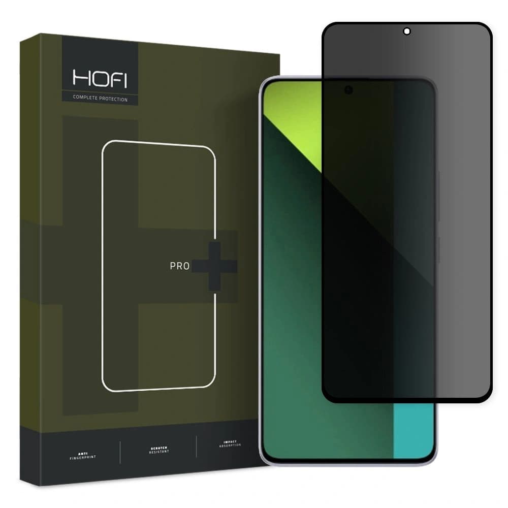 Sticlă privatizantă Hofi Anti Spy Glass Pro+ Xiaomi Redmi Note 13 5G / 13 Pro 4G / 5G Privacy - 1