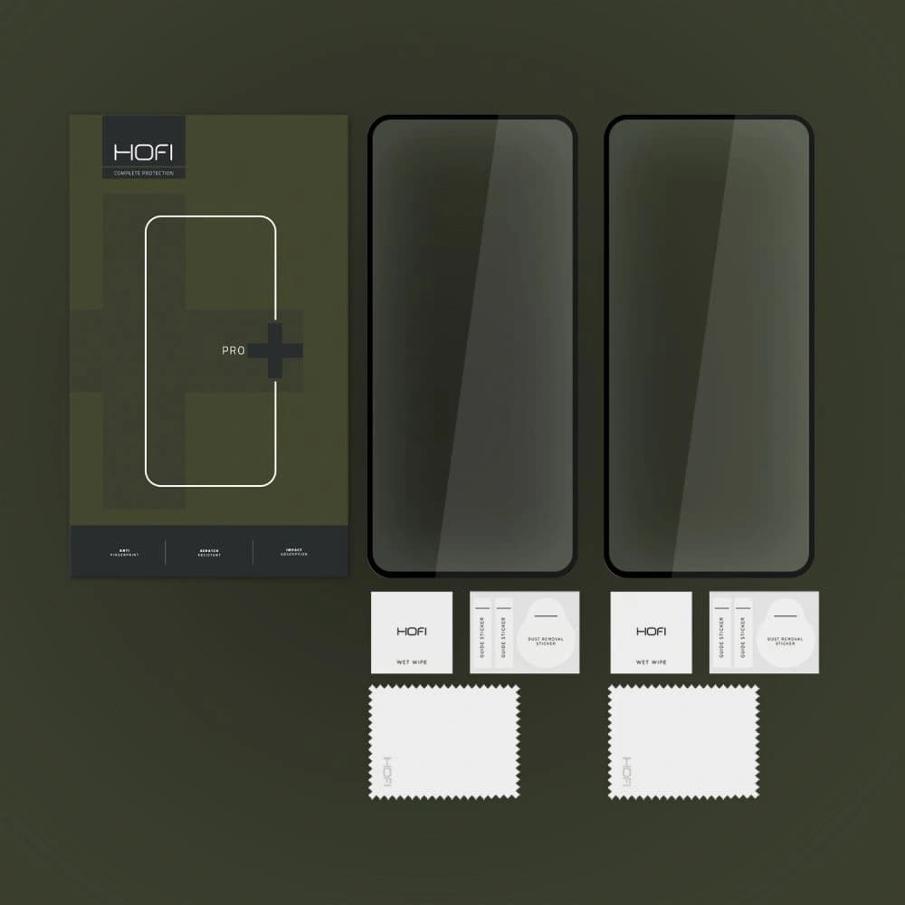 Hofi Glass Pro+ Xiaomi Poco M6 Pro 4G / LTE Black [2 PACK] - 4
