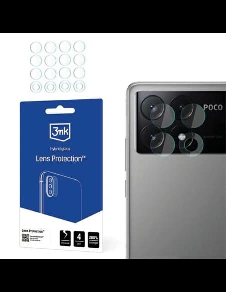 3MK Lens Protect Poco M6 Pro 4G [4 PACK]
