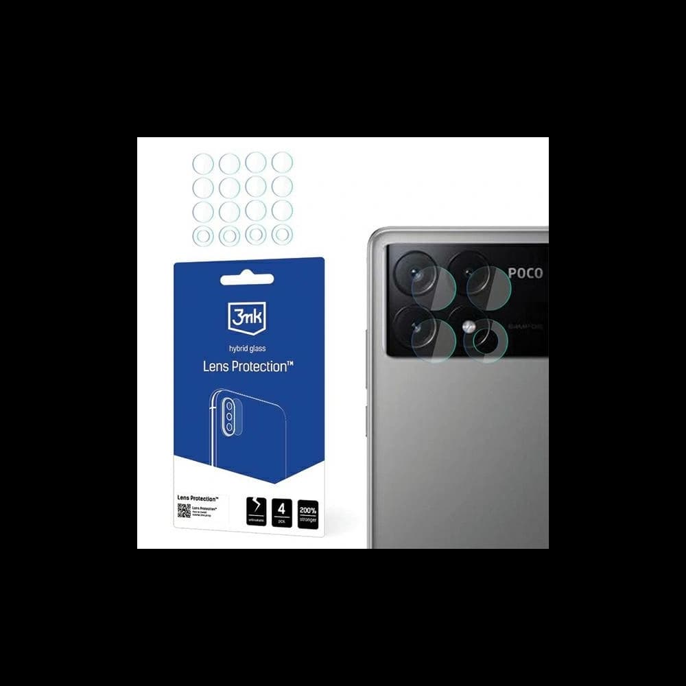 3MK Lens Protect Poco M6 Pro 4G [4 PACK] - 1