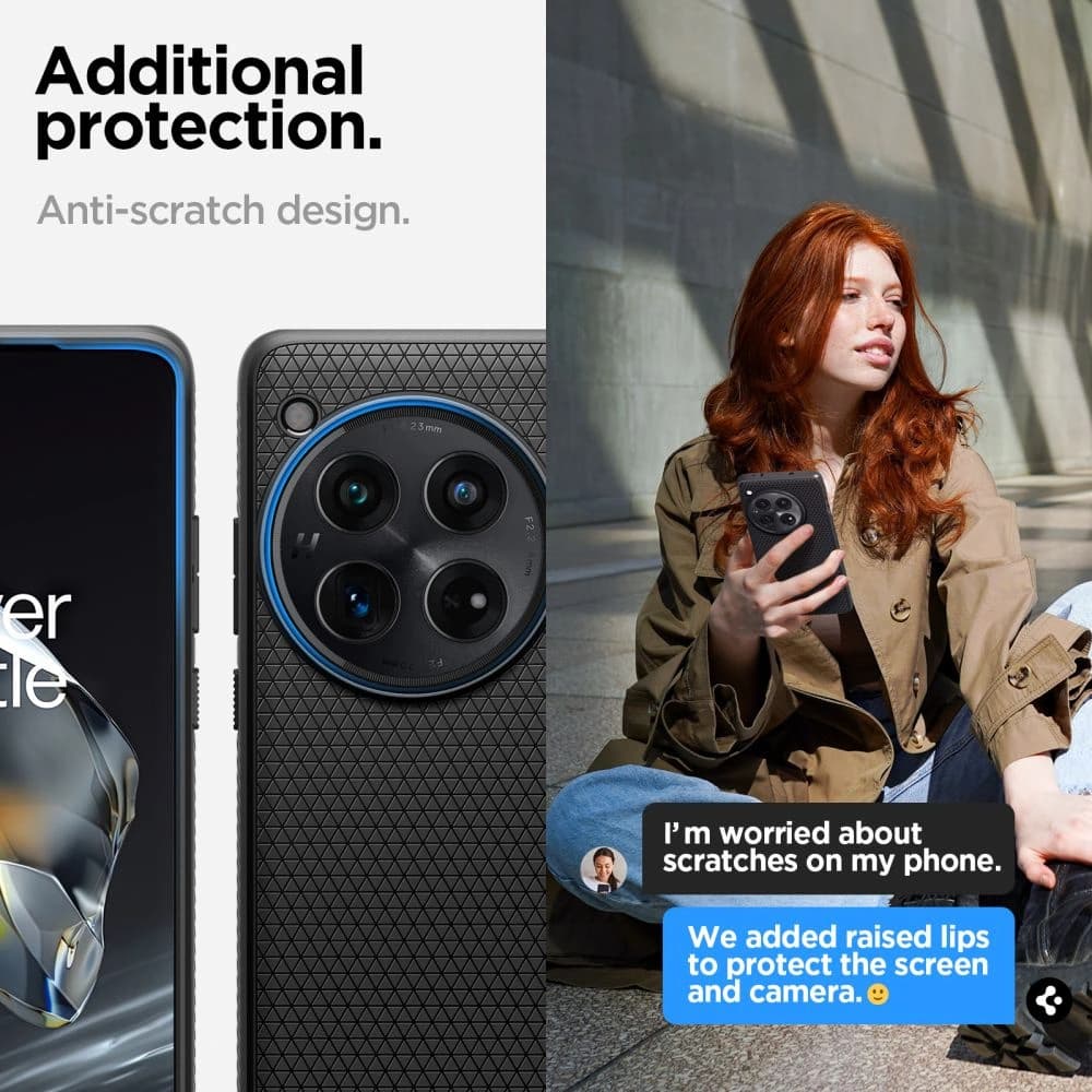 Spigen Liquid Air OnePlus 12 Matte Black - 17