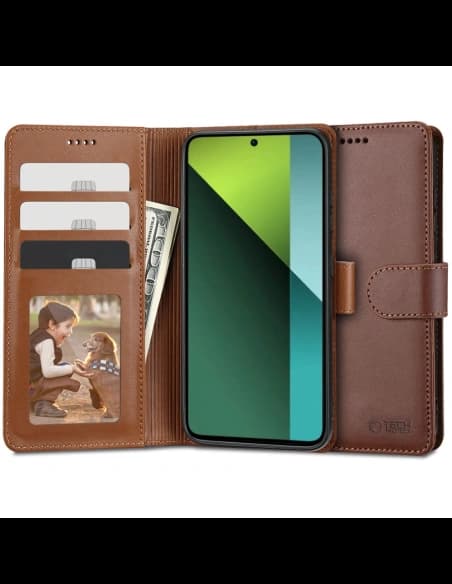 Etui Tech-Protect Wallet Xiaomi Redmi Note 13 Pro 5G / Poco X6 5G Maro