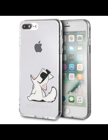 Karl Lagerfeld KLHCI8LCFNRC iPhone 7/8 Plus hardcase transparent Choupette Fun