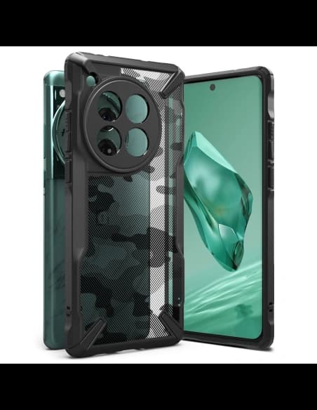 Etui Ringke Fusion-X OnePlus 12 Camo Fekete