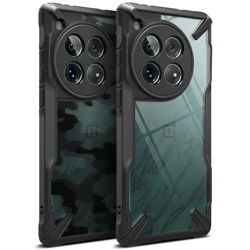 Etui Ringke Fusion-X OnePlus 12 Camo Black - 4